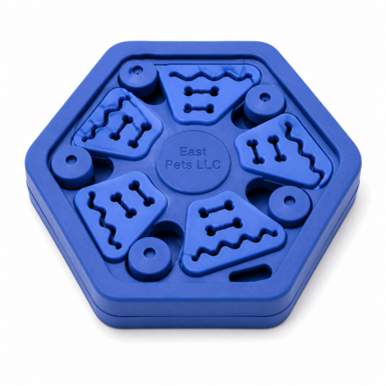 East Pets LLC Interactive Treat Puzzle Dog Toy – Mental Stimulation Slow Feeder Enrichment Game for Dogs