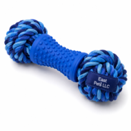 East Pets LLC Rope Dumbbell Dog Toy – Durable Interactive Chew & Tug Toy for Dogs - Image 3