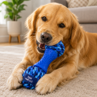 East Pets LLC Rope Dumbbell Dog Toy – Durable Interactive Chew & Tug Toy for Dogs - Image 5