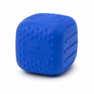 East Pets LLC Textured Cube Dog Toy – Interactive Rubber Chew & Treat Play Toy for Dogs