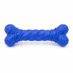 East Pets LLC Twisted Bone Dog Toy – Durable Rubber Chew Toy for Interactive Play