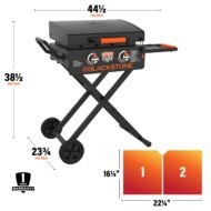 Blackstone 2350 22-Inch On-The-Go Omnivore Flex-Fold Portable Propane Griddle with Hood - Image 2