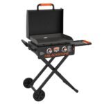 Blackstone 2350 22-Inch On-The-Go Omnivore Flex-Fold Portable Propane Griddle with Hood
