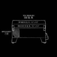 Pit Boss PB150PPG Tabletop Wood Pellet Grill, Black - Image 8