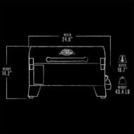 Pit Boss PB150PPG Tabletop Wood Pellet Grill, Black - Image 9