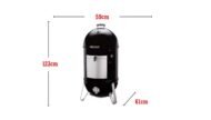 Weber Smokey Mountain 57cm BBQ Cooker Smoker with Cover - Image 5